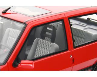 Fiat Uno Turbo i.e. 1.4 1990 ROSSO Laudoracing 1:18 Resinemodell (Türen, Motorhaube... nicht zu öffnen!)